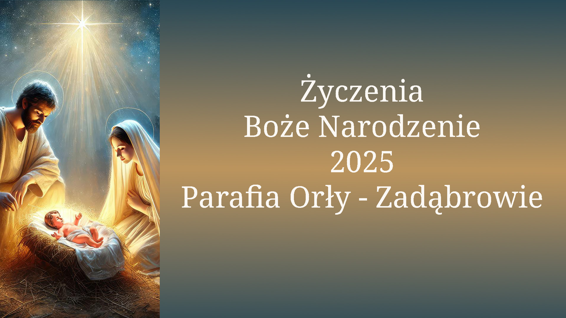 Błogosławionych Świąt Bożego Narodzenia